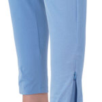 Women Scrub Bottoms Conflower Blue Slim Fit 4 Pockets in Cotton