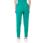 Women Scrub Bottoms Surgical Green Slim Fit 4 Pockets in Cotton