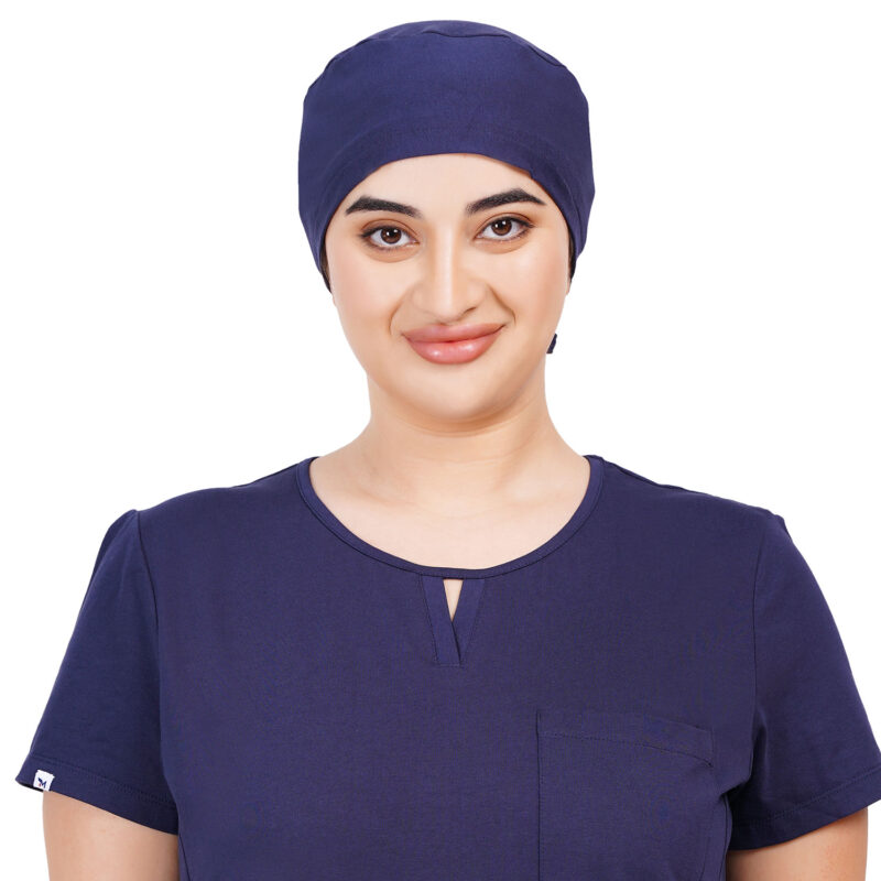 medical scrub Navy blue cap