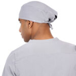 Unisex Grey Scrub Cap in Polyester