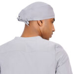 Unisex Grey Scrub Cap in Polyester