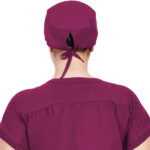 Unisex Wine Scrub Cap in Polyester