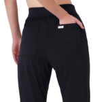 Women Scrub Black Bottoms Slim Fit 5 Pockets in Cotton