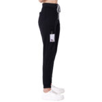 Women Scrub Black Bottoms Slim Fit 5 Pockets in Cotton