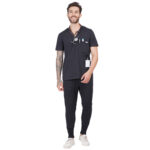 Men Scrub Black Bottoms Relaxed Fit in Cotton