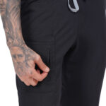 Men Scrub Black Bottoms Relaxed Fit in Cotton