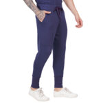 Men Scrub Navy Blue Bottoms Relaxed Fit in Cotton