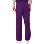 Men Scrub Bottoms Aubergine Regular Fit in Polyester