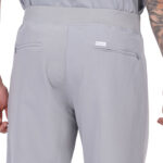 Men Scrub Bottoms Grey Regular Fit in Polyester