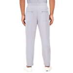 Men Scrub Bottoms Grey Relaxed Fit in Polyester