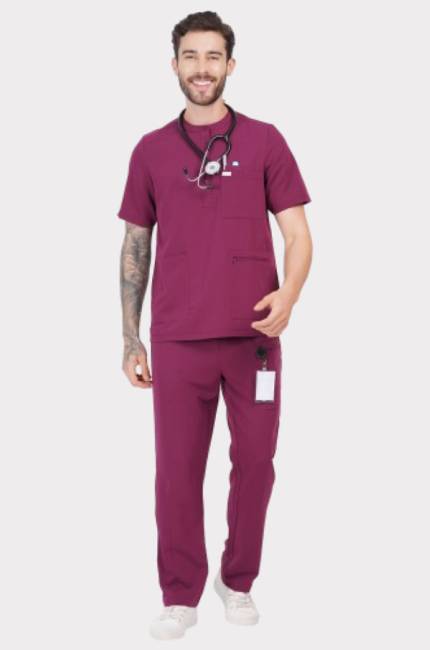 mikal scrubs medical scrubs wine