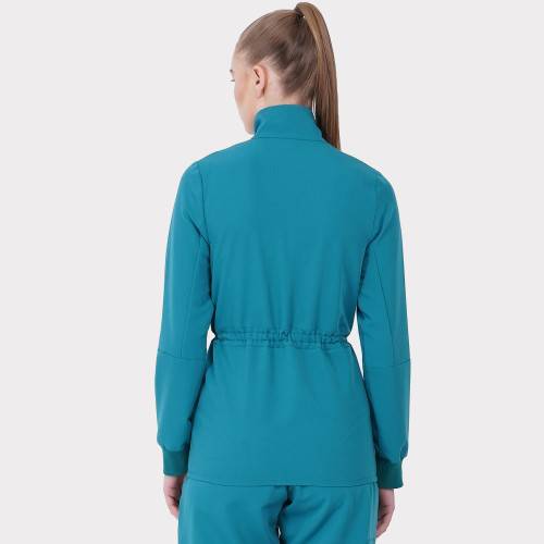 mikal scrubs women jackets teal