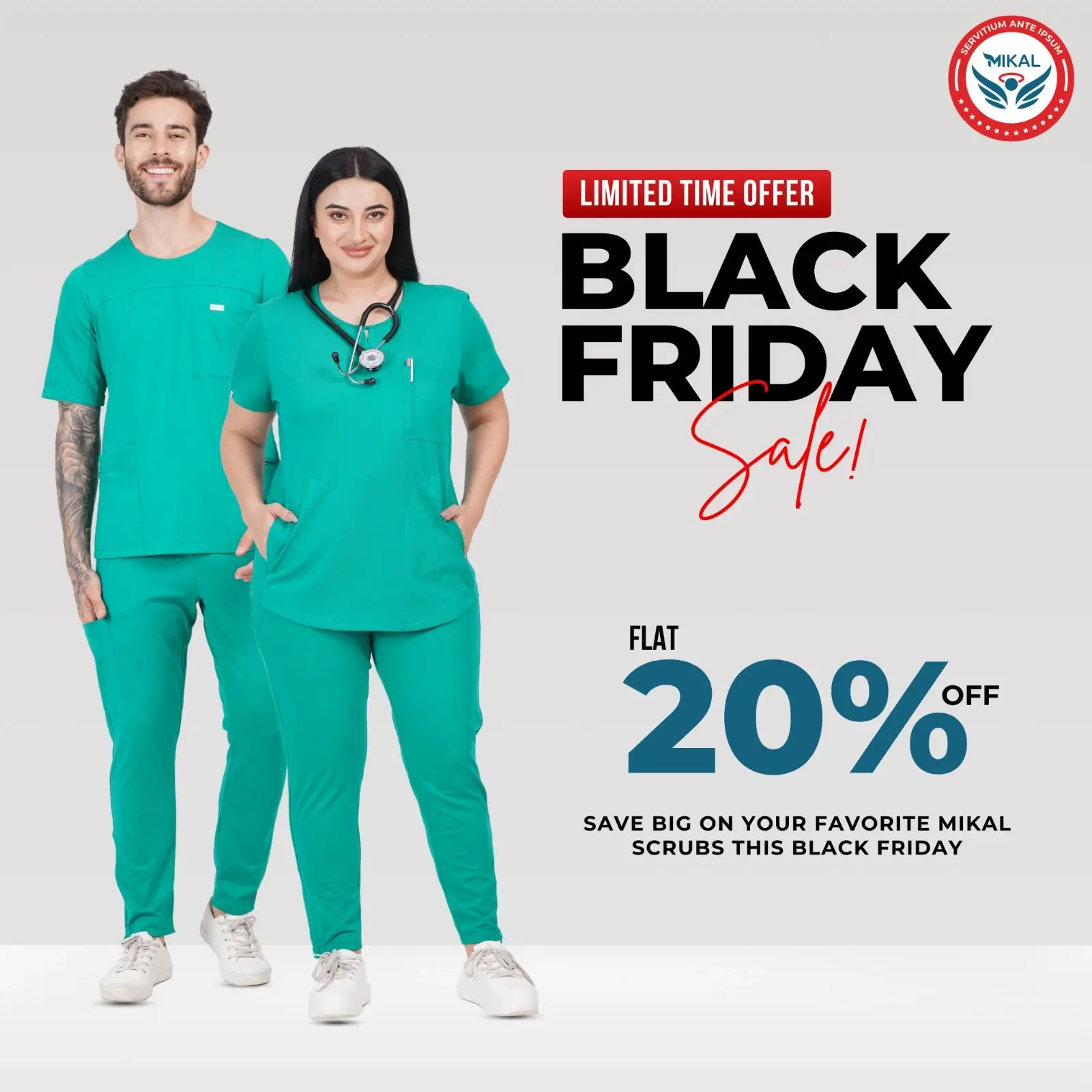 Black Friday Scrub Sale Up to 20% Off on Premium Workwear