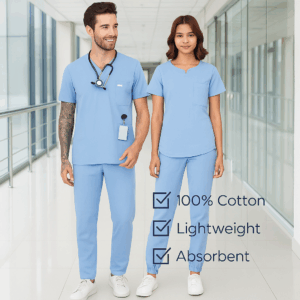 Men's doctor scrubs, Women's doctor scrubs, Scrubs with 5 pockets, Comfortable scrubs, Durable scrubs, Antimicrobial scrubs, Moisture-wicking scrubs, Affordable doctor scrubs