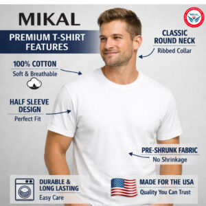 cotton t-shirts, 100% cotton t-shirts, comfortable t-shirts for men